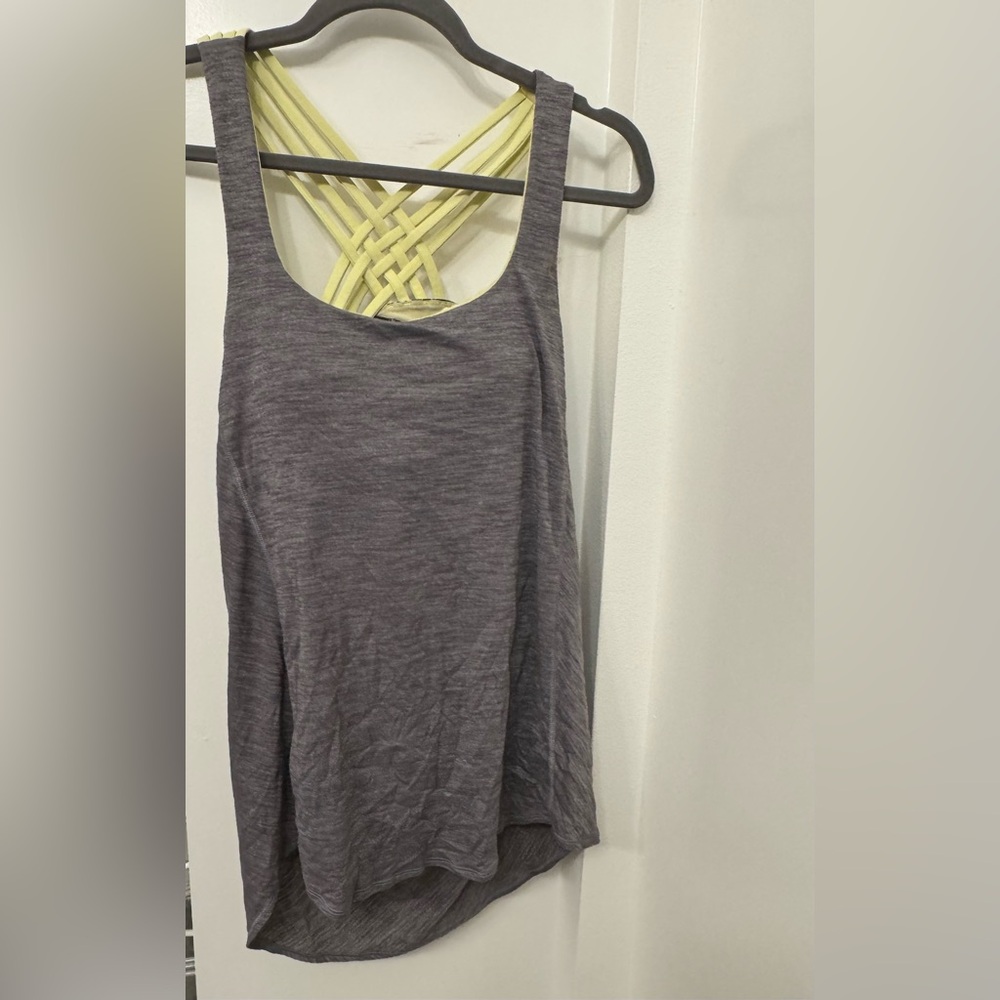 Lululemon Free to Be Wild Tank with built in bra.